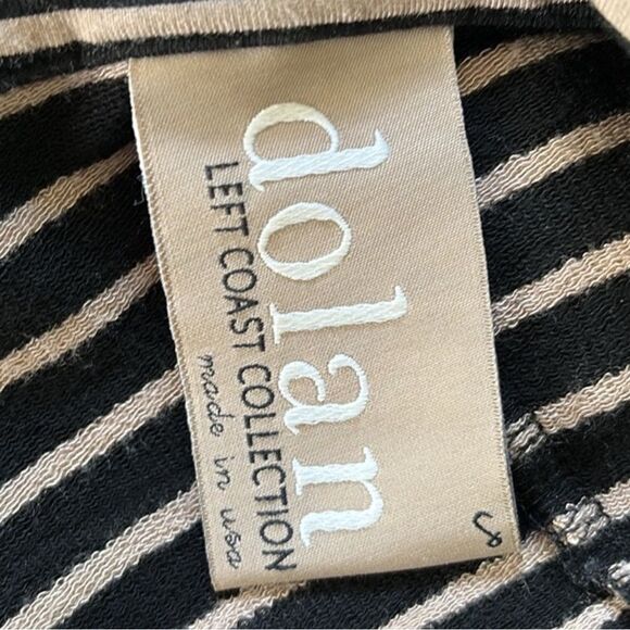 Anthropologie Dolan Left Coast Striped Printed Shadow Band Knit Crop Blazer - Picture 5 of 9